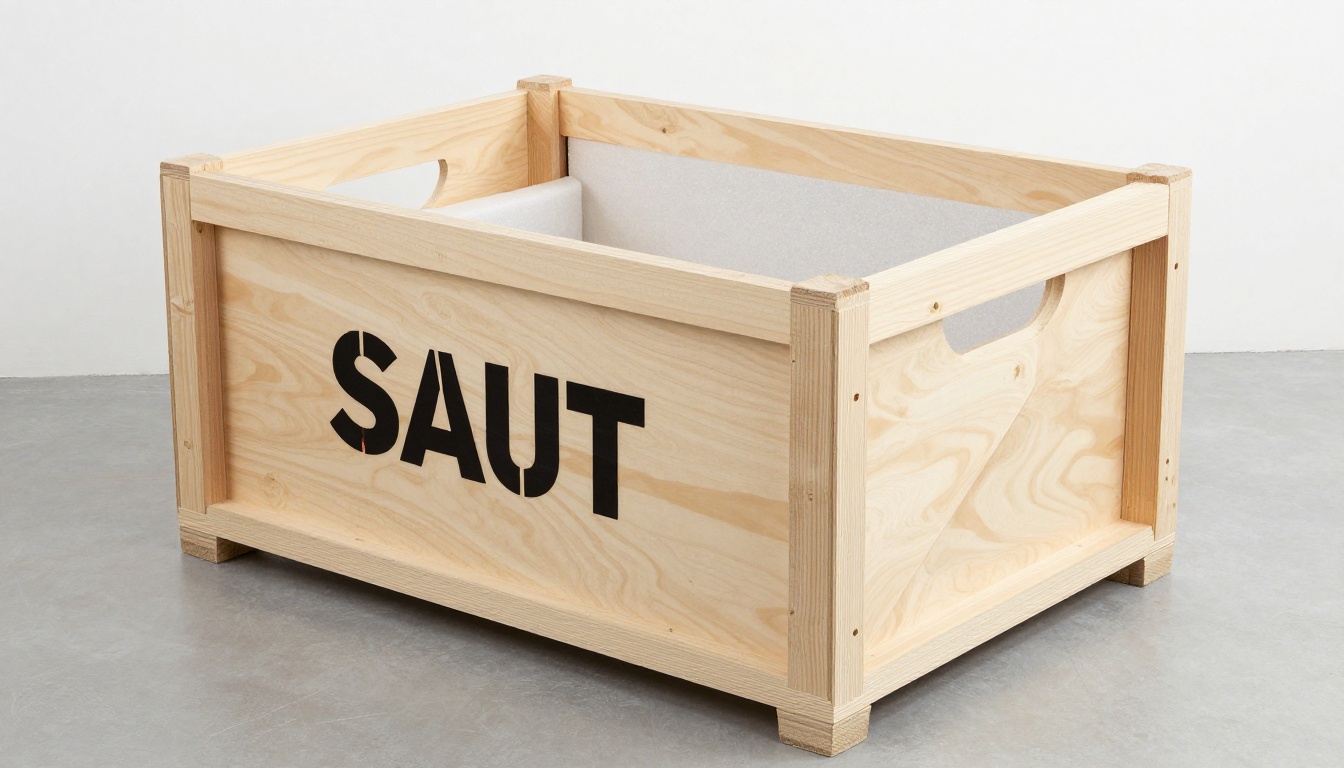 Bespoke wooden crate construction for fine art and delicate cargo