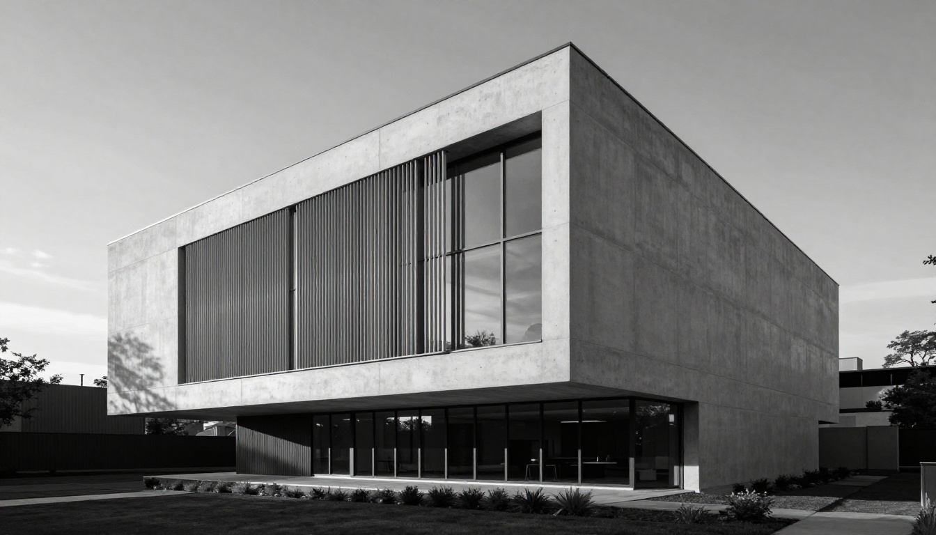 Monolithic private concrete and glass residence by Kessler Vaan Architects