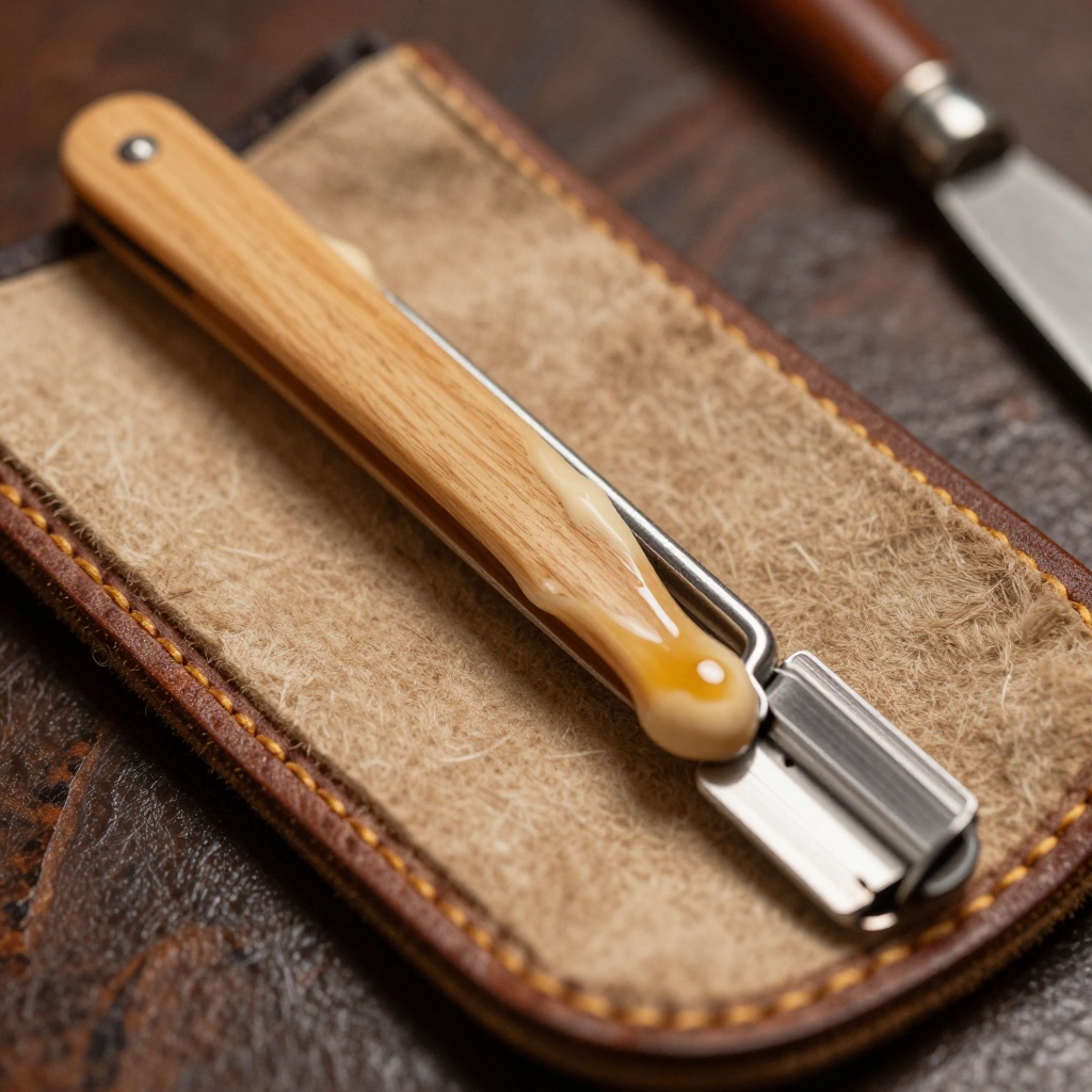 Japanese steel straight razor and rich hot lather