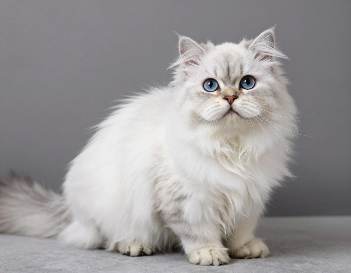 Persian Cat Cleo before grooming