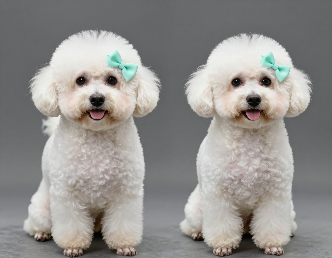 Pip and Suki after paired salon session