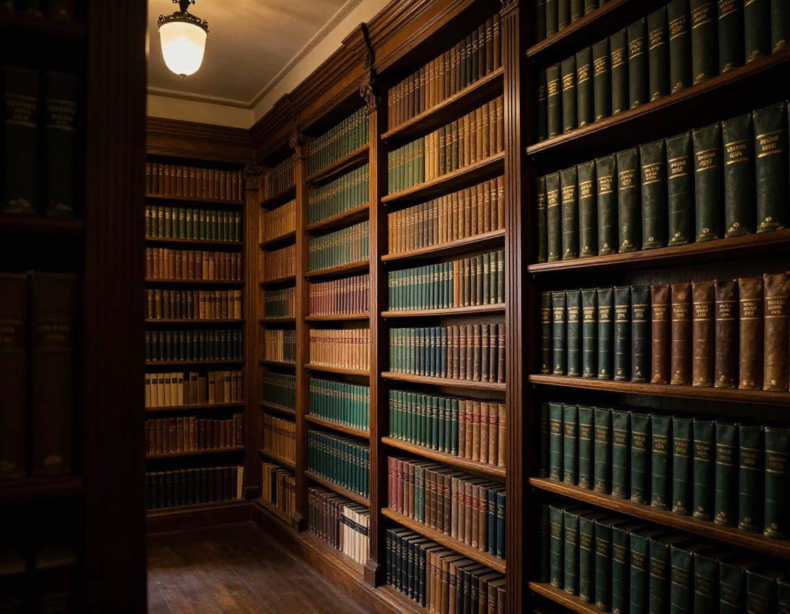 Archive shelves dedicated to translated literature