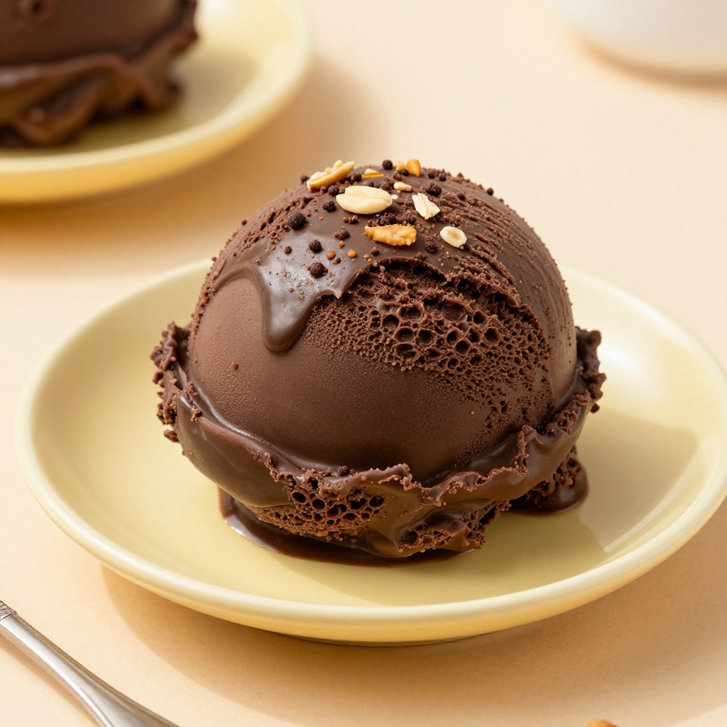 Oat PB Cup Fudge scoop