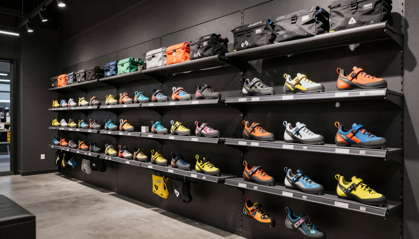Climbing equipment and shoe pro shop