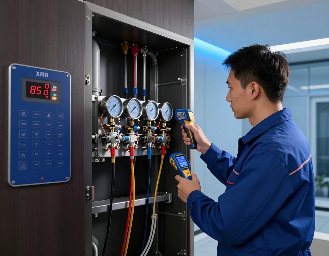 Trueflow HVAC engineer executing digital static calibration