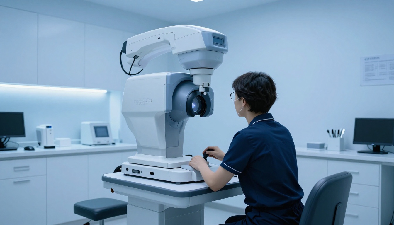 State-of-the-art optical diagnostic examination suite at Clearview Eye Care