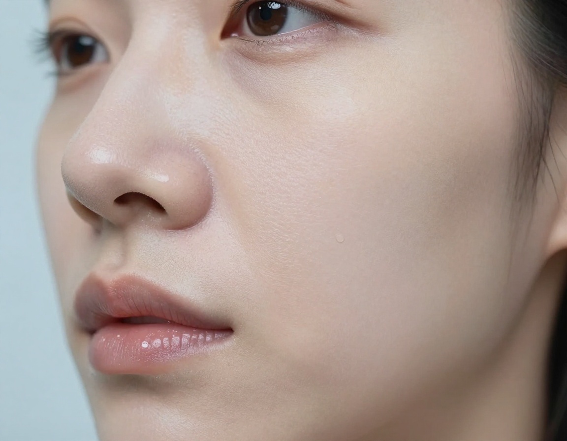 Post-treatment outcome showing restored collagen matrix, refined pore topography, and uniform dermal tone