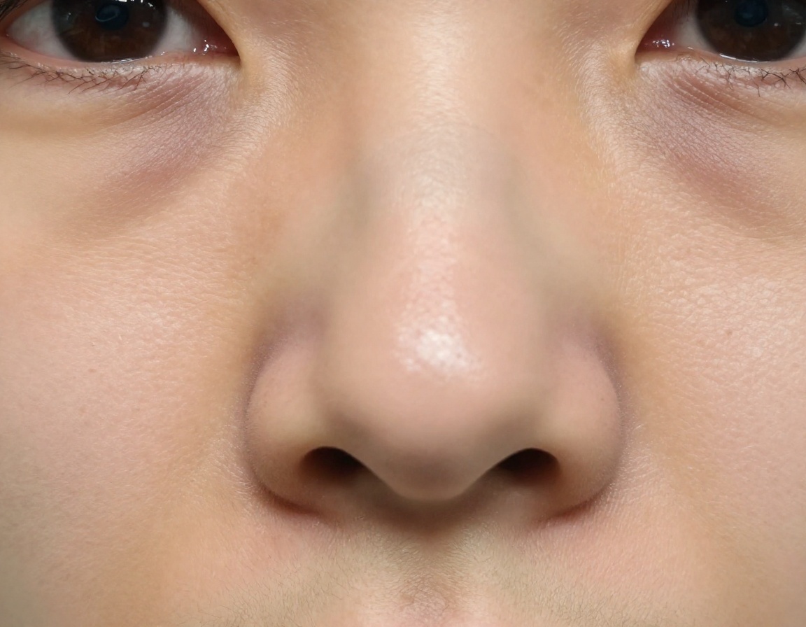 Pre-treatment clinical documentation showing infraorbital hollowing and palpebromalar groove accentuation