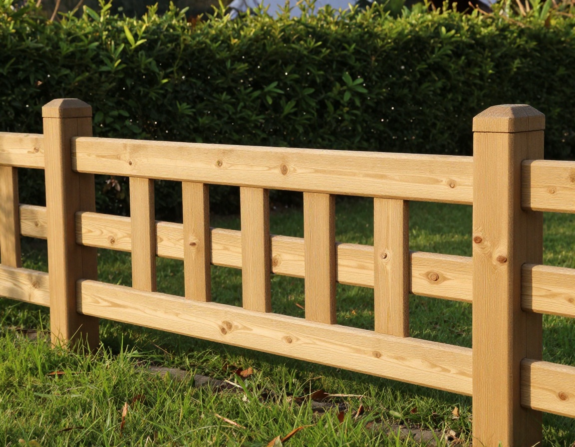 Hit and miss wind-resistant timber boundary panels on reinforced posts