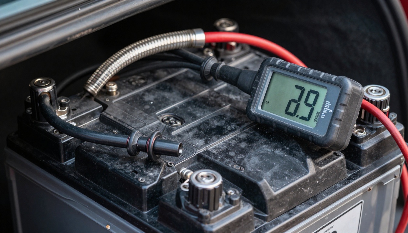 Battery and alternator replacement on roadside