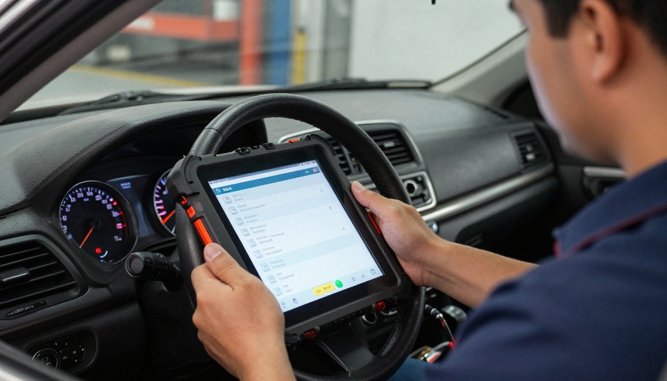 Automotive computer diagnostics on-site