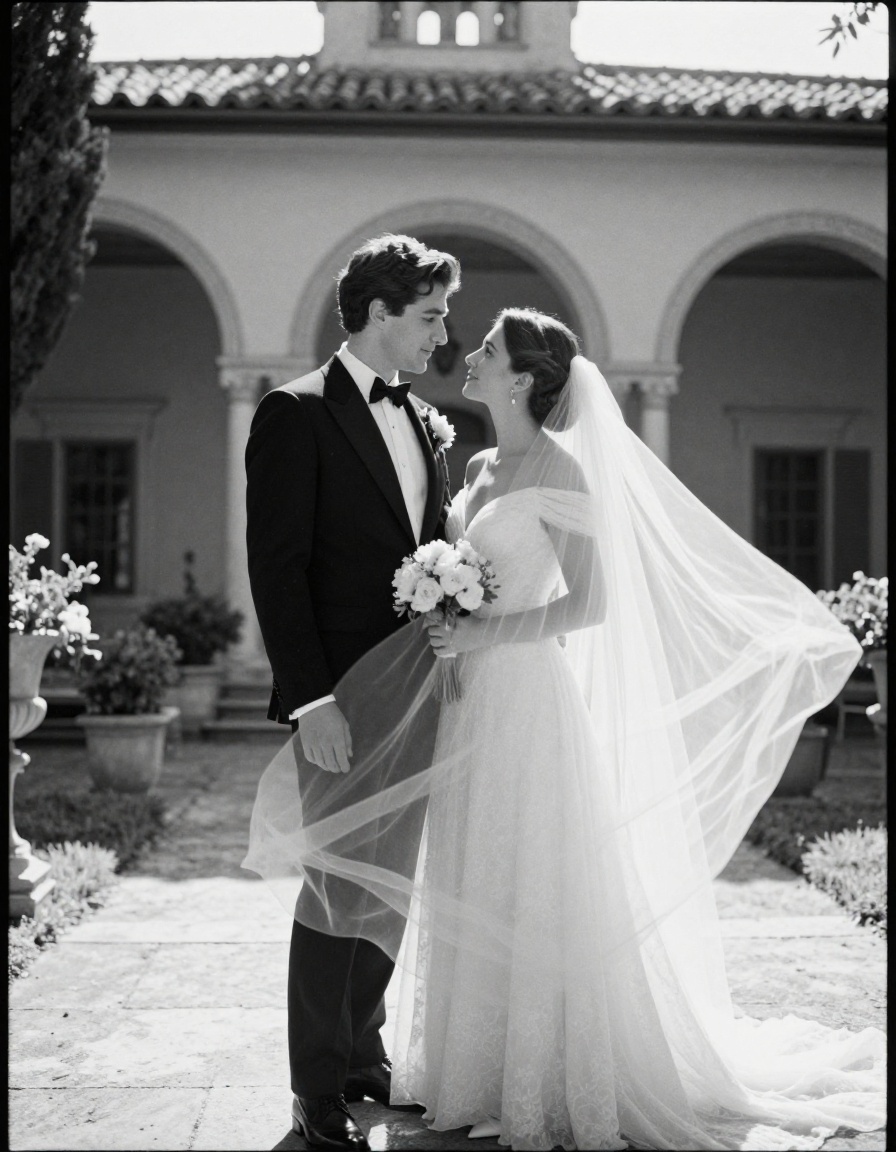 Villa di Bellagio wedding couple